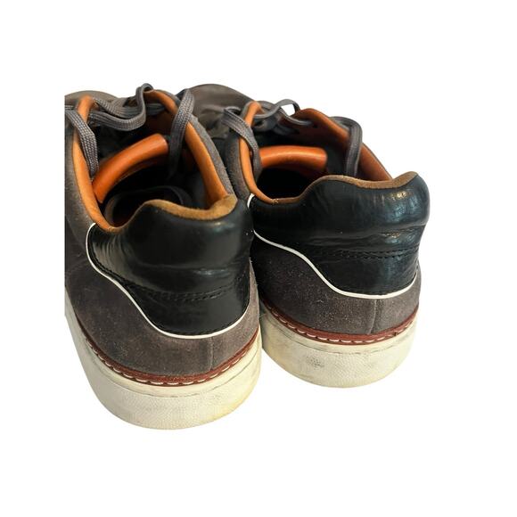 Allen Edmonds Alpha Lace-up Sneakers •Men 10 D• Dark Grey Suede Shoes $300